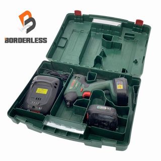 ボッシュ(BOSCH)の☆中古品☆BOSCH ボッシュ 18V バッテリーインパクトドライバー PDR18LI バッテリー2個 充電器 ケース付 85361(工具)