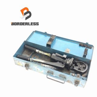 ☆中古品☆IZUMI イズミ 手動油圧式工具 9号K ダイス3個+ケース ☆中古品☆IZUMI イズミ 手動油圧式工具 9号K ダイス3個+ケース
