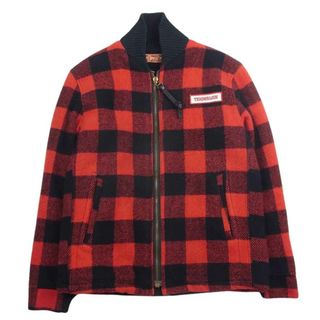 テンダーロイン(TENDERLOIN)のTENDERLOIN テンダーロイン T-LUMBERJACK JKT ランバージャック バッファロー チェック ジャケット ロゴワッペン ブラック系 レッド系 S【中古】(その他)