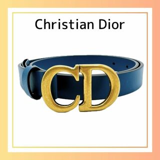 クリスチャンディオール(Christian Dior)のDior クリスチャンディオール CDロゴ ベルト 70　箱・保存袋　レディース(ピアス)