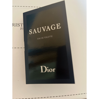 クリスチャンディオール(Christian Dior)のソバージュ　ディオール　サンプル(香水(男性用))