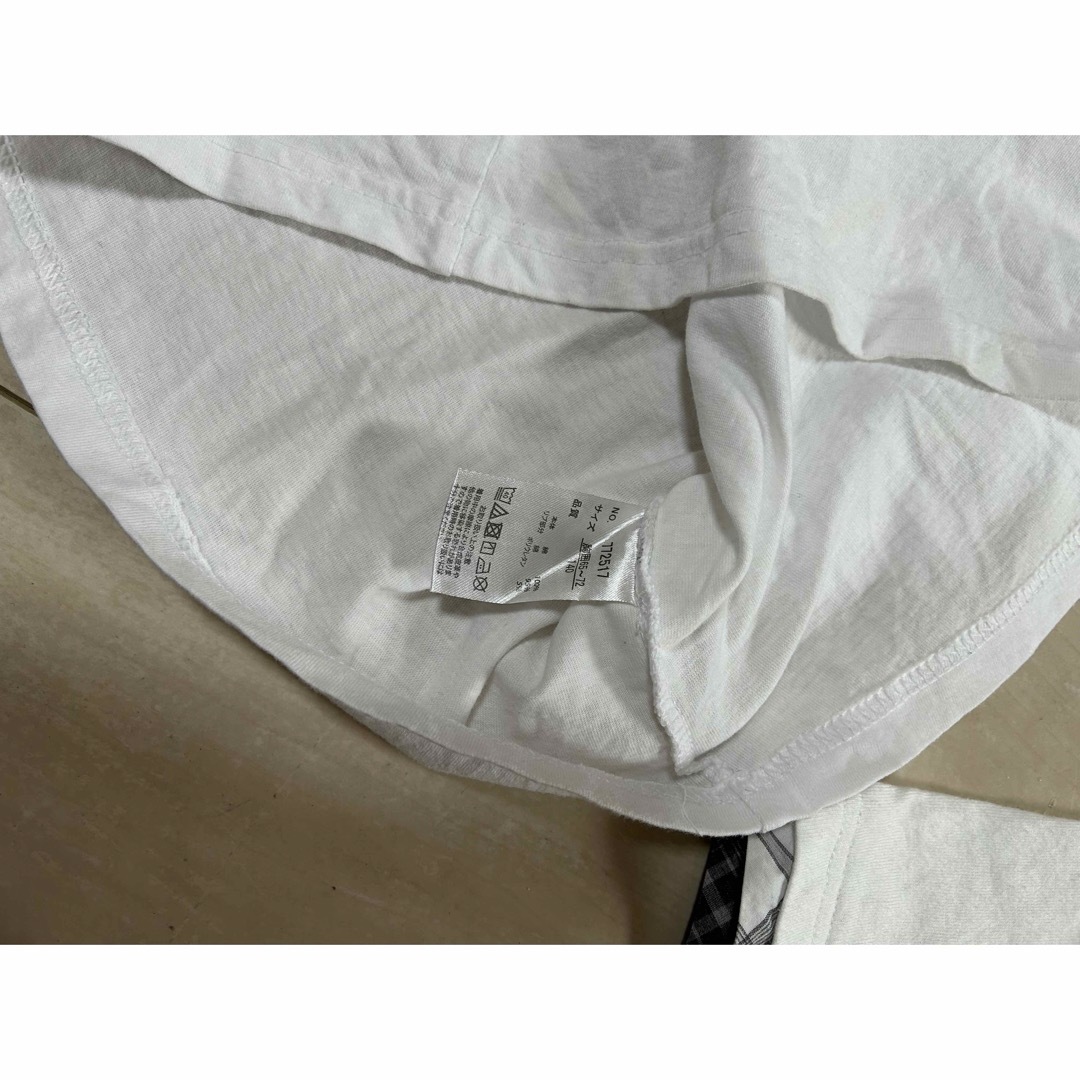 COMME CA ISM(コムサイズム)の白Tシャツ140 キッズ/ベビー/マタニティのキッズ服男の子用(90cm~)(Tシャツ/カットソー)の商品写真