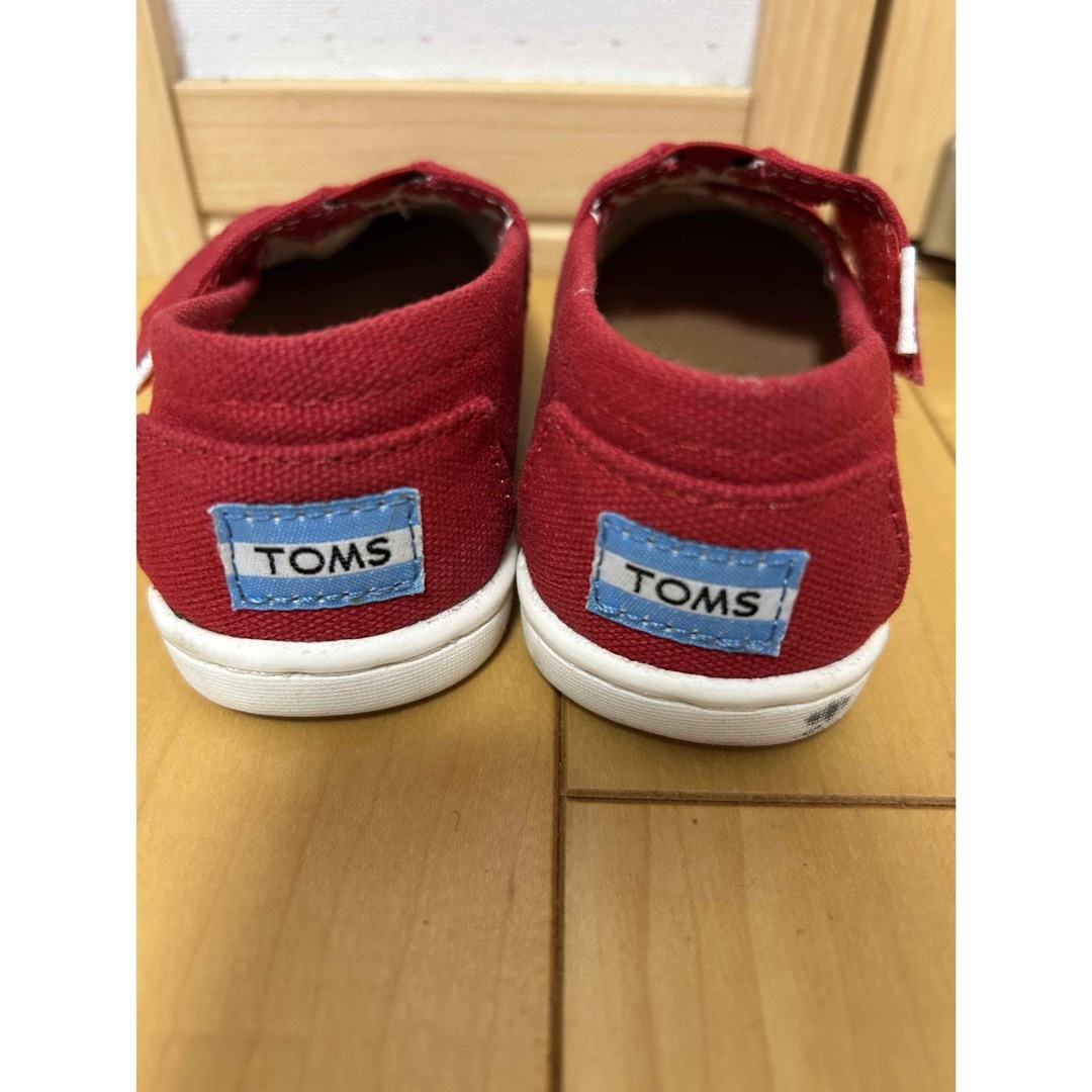 TOMS(トムズ)のトムズ キッズスリッポン 13cm キッズ/ベビー/マタニティのベビー靴/シューズ(~14cm)(スリッポン)の商品写真