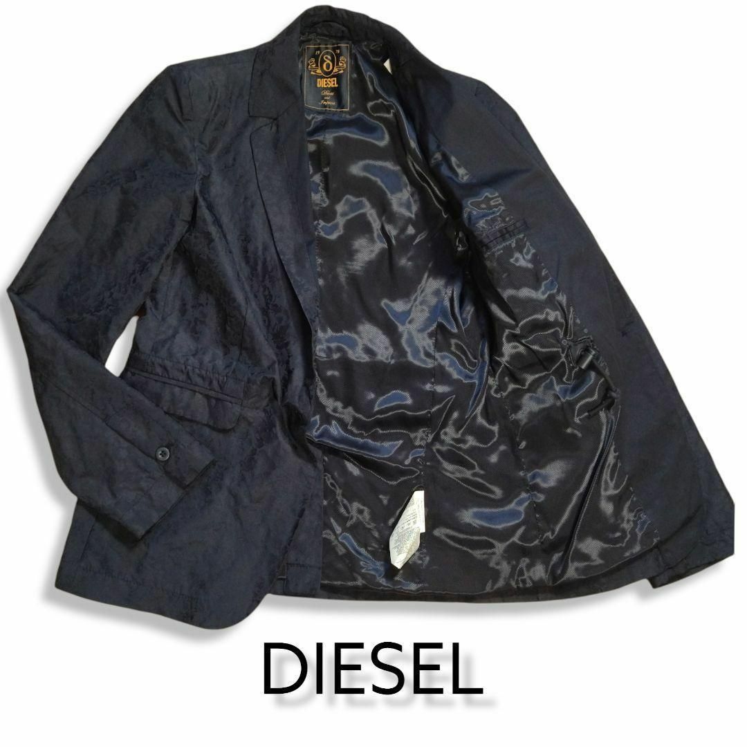 DIESEL(ディーゼル)の✨希少デザイン✨ディーゼル テーラードジャケット 総柄 1B S 送料無料 メンズのジャケット/アウター(テーラードジャケット)の商品写真
