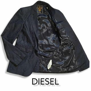 ディーゼル(DIESEL)の✨希少デザイン✨ディーゼル テーラードジャケット 総柄 1B S 送料無料(テーラードジャケット)