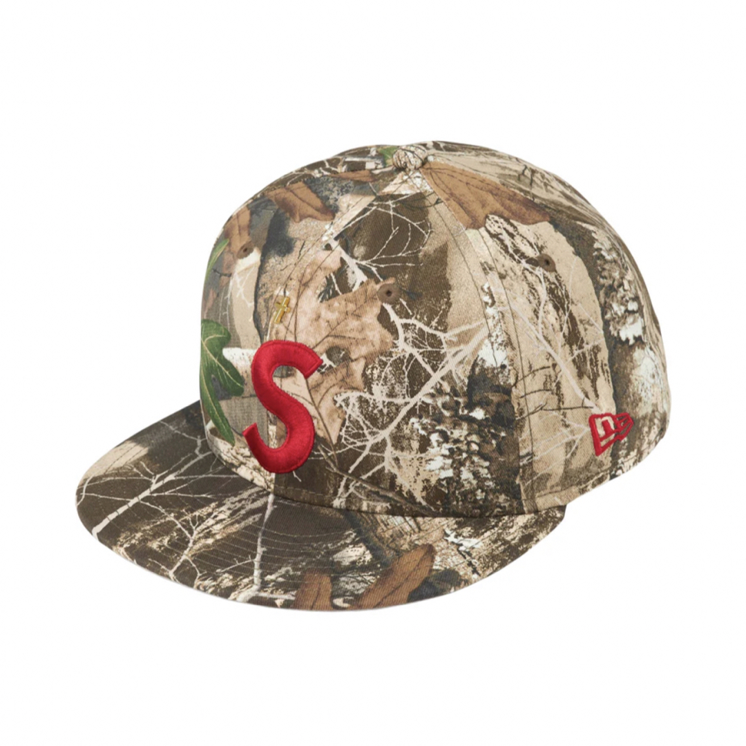 Supreme(シュプリーム)の【7-3/8 Mサイズ】Gold Cross S Logo New Era メンズの帽子(キャップ)の商品写真