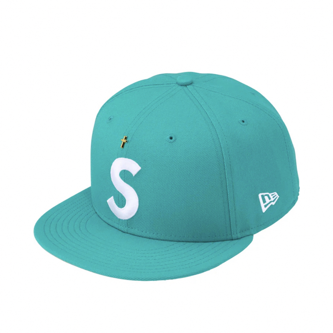 Supreme(シュプリーム)の【7-3/8 Mサイズ】Gold Cross S Logo New Era メンズの帽子(キャップ)の商品写真