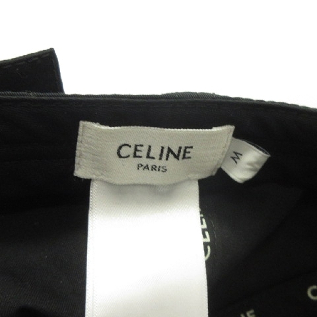 celine(セリーヌ)のセリーヌ イニシャル ベースボールキャップ  ストラップバック 黒 M レディースの帽子(キャップ)の商品写真