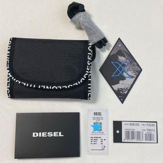 ディーゼル(DIESEL)の最終お値下げ☆DIESEL☆ディーゼル 折り財布☆マジックテープ☆ブラック(折り財布)