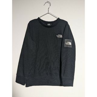 ザノースフェイス(THE NORTH FACE)のノースフェイス スクエアロゴクルー キッズ 子供 140cm ブラック(その他)