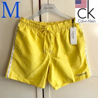 カルバンクライン(Calvin Klein)の【新品】カルバンクライン USA メンズ 水着 M イエロー 下着(水着)