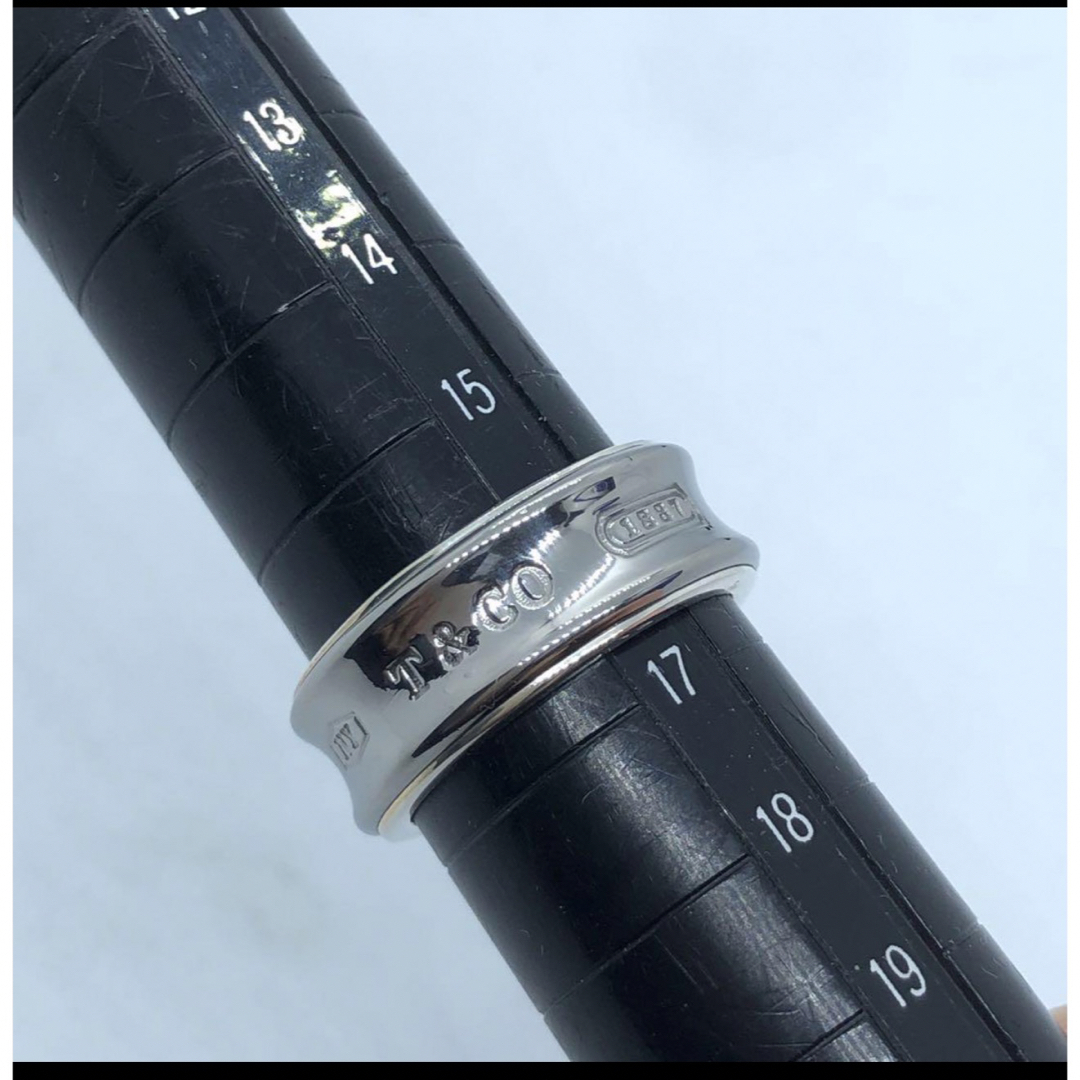 Tiffany & Co.(ティファニー)の美品　ティファニーナローリング　チタン　16.5号 レディースのアクセサリー(リング(指輪))の商品写真
