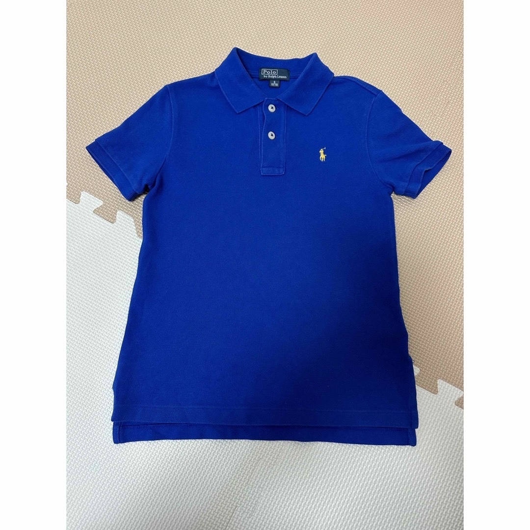 POLO RALPH LAUREN(ポロラルフローレン)の【ポロ　ラルフローレン】ボーイズ　ポロシャツ　ブルー　120cm キッズ/ベビー/マタニティのキッズ服男の子用(90cm~)(Tシャツ/カットソー)の商品写真