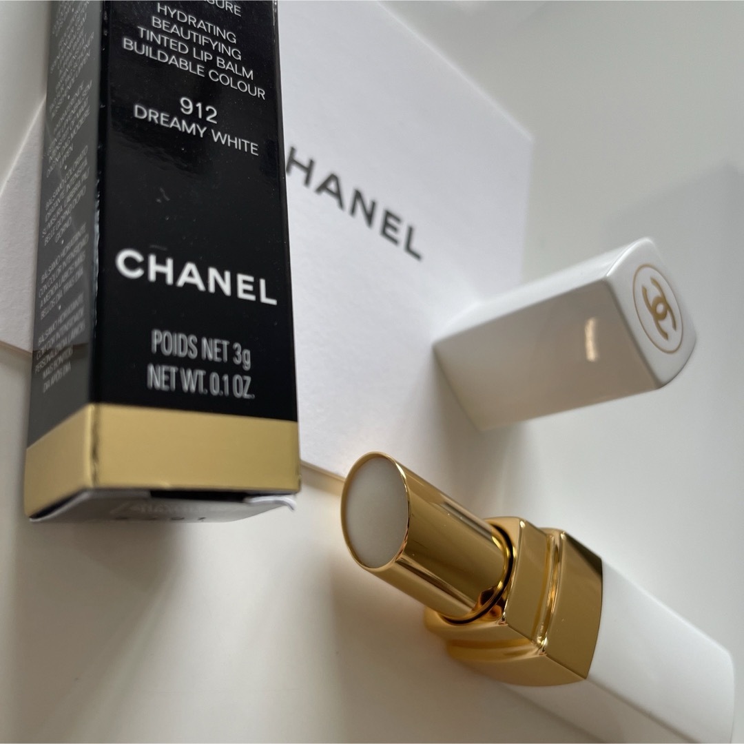 CHANEL(シャネル)のシャネル ルージュ ココ ボーム ドリーミー ホワイト コスメ/美容のスキンケア/基礎化粧品(リップケア/リップクリーム)の商品写真