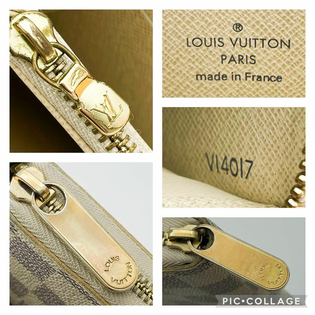 LOUIS VUITTON(ルイヴィトン)のルイヴィトン　ダミエアズール　財布　ジッピーウォレット　長財布 レディースのファッション小物(財布)の商品写真