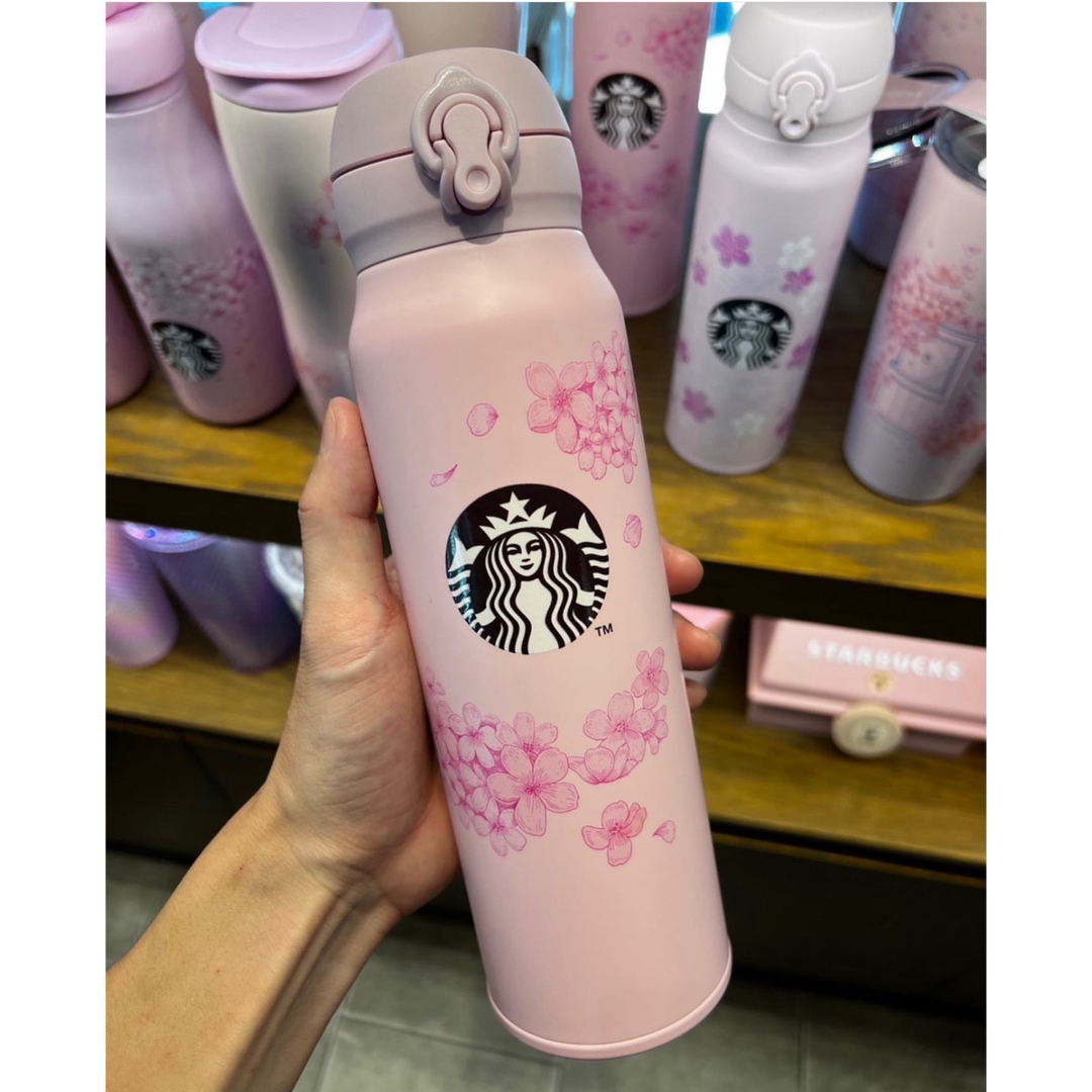 Starbucks Coffee - 台湾 スターバックス 24'桜 サーモス ステンレス