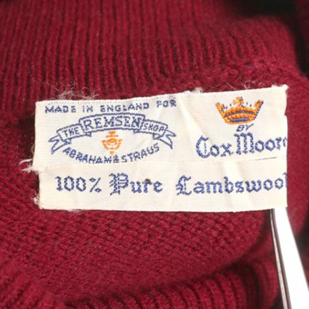 70s イギリス製 ☆ Cox Moore ラム ウール タートルネック 70s イギリス製 ☆ Cox Moore ラム ウール タートルネック