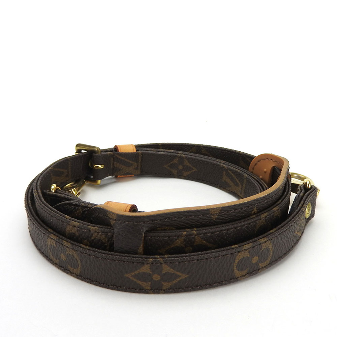 LOUIS VUITTON(ルイヴィトン)の【中古】 ルイ・ヴィトン ショルダーストラップ モノグラムキャンバス ブラウン - 調整可能 LOUIS VUITTON スマホ/家電/カメラのスマホアクセサリー(ストラップ/イヤホンジャック)の商品写真