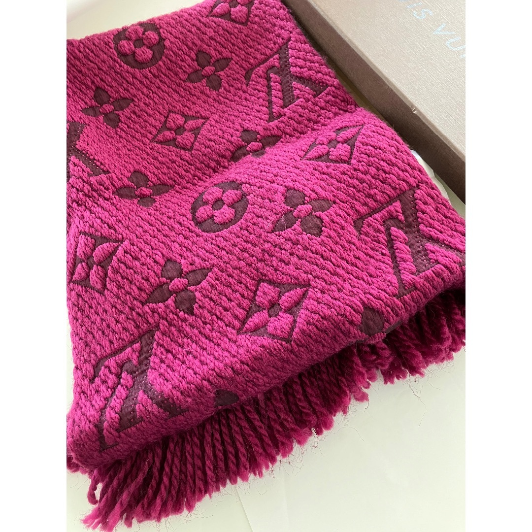最終お値段です。ルイビィトン　マフラー　ピンク LOUIS VUITTON - 良品 LOUISVUITTON ルイヴィトン モノグラム