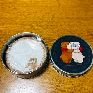 モフサンド(mofusand)の【mofusand展限定】　紅茶風缶入りメモ(ノート/メモ帳/ふせん)