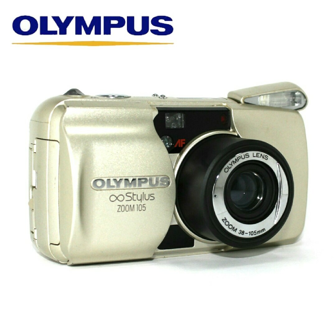 OLYMPUS(オリンパス)のOLYMPUS ∞ Stylus ZOOM 105 フィルムカメラ 半ジャンク スマホ/家電/カメラのカメラ(フィルムカメラ)の商品写真