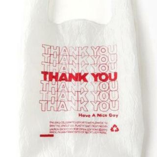 OPEN EDITIONS／THANK YOU TOTE エコバッグ Red