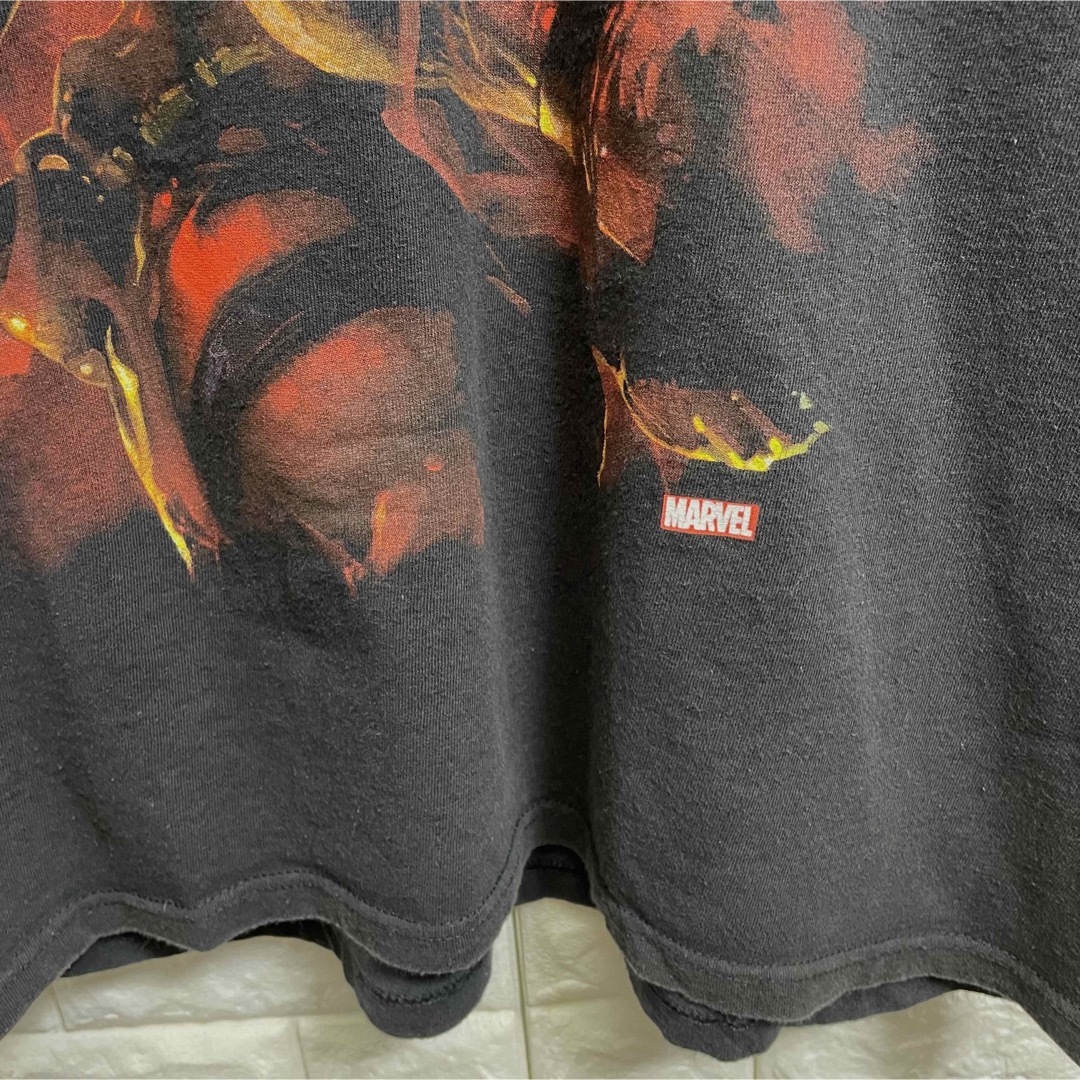 MARVEL(マーベル)のMARVEL マーベル　DEADPOOL  半袖Tシャツ　メンズXLサイズ メンズのトップス(Tシャツ/カットソー(半袖/袖なし))の商品写真