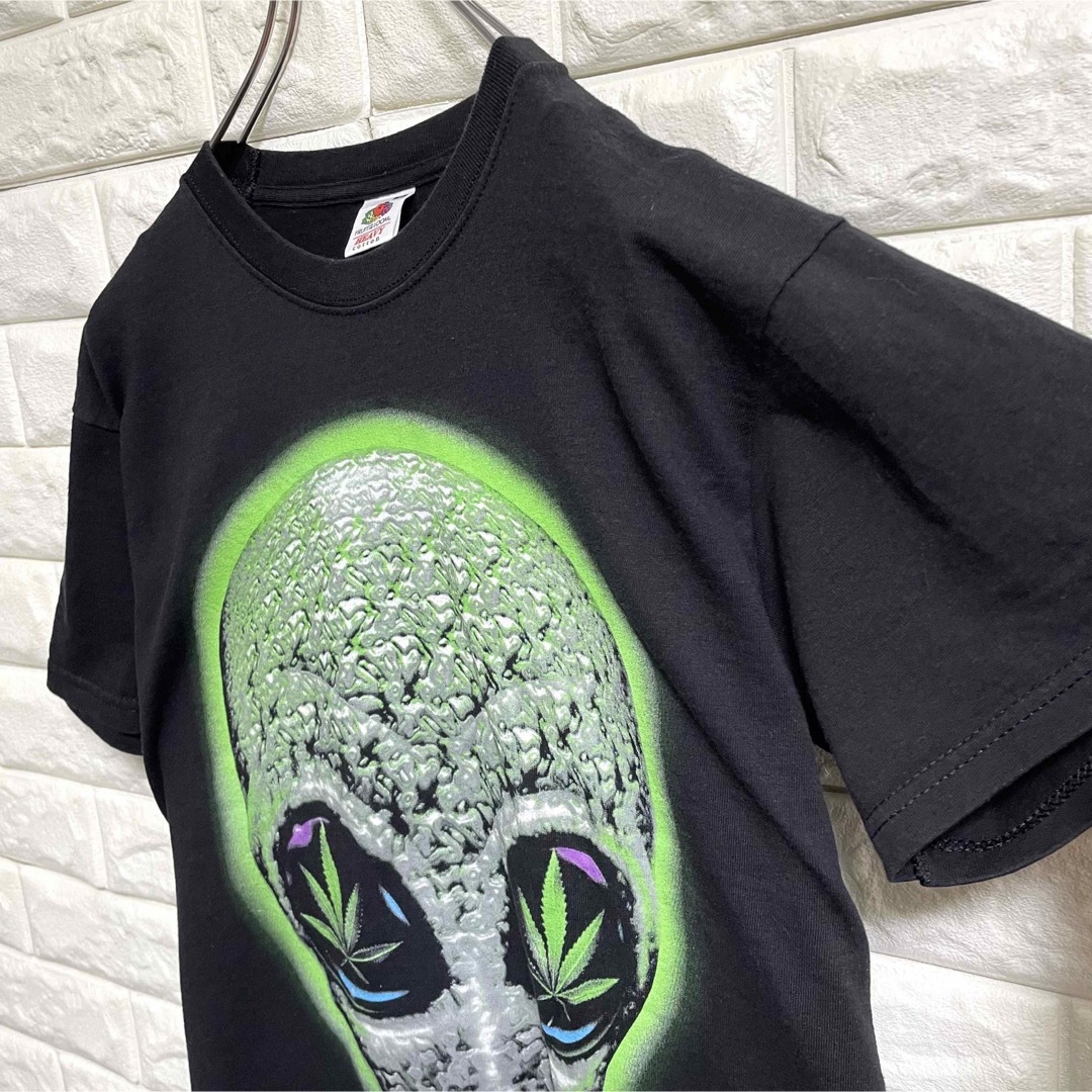 FRUIT OF THE LOOM - US古着 フルーツオブザルーム 半袖Tシャツ 宇宙人