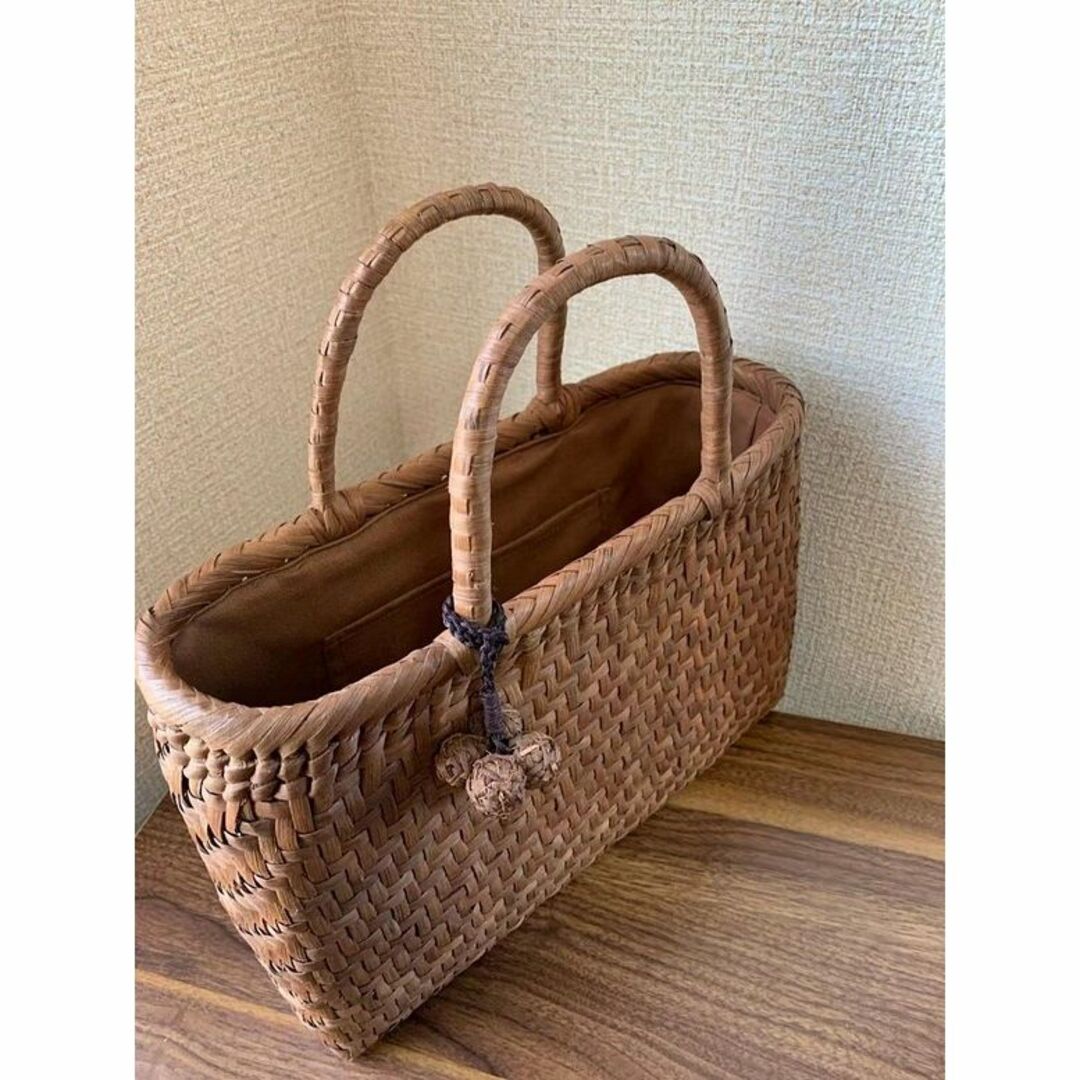 山葡萄 山葡萄かごバッグ 手作り 山葡萄籠バッグ 網代編み 定番 山葡萄 山葡萄かごバッグ 手作り 山葡萄籠バッグ 網代編み 定番