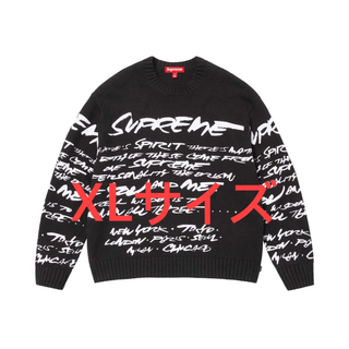 シュプリーム(Supreme)の24ss supreme Futura Sweater  Black XLサイズ(ニット/セーター)