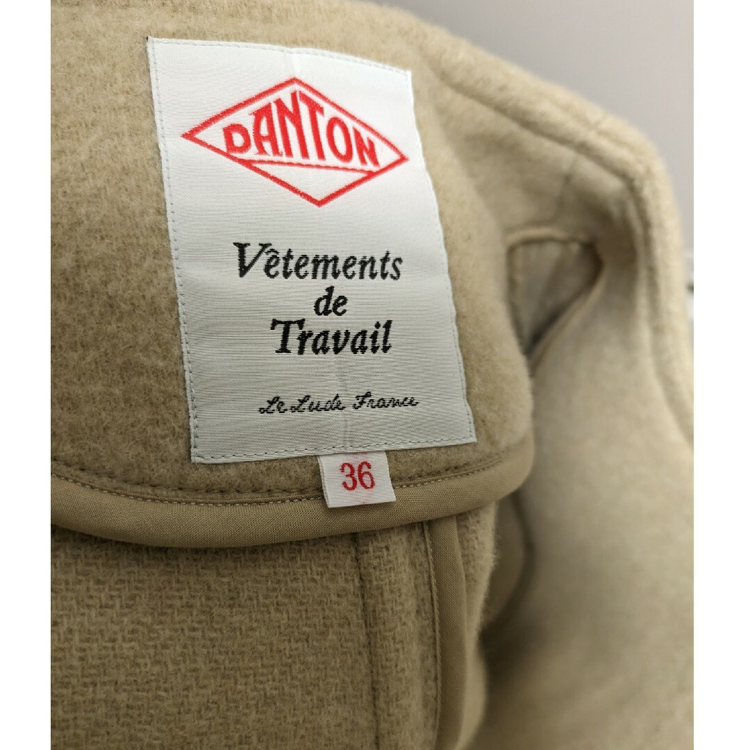 DANTON(ダントン)のDANTON ダントン ウール コート　新品　36 　M ベージュ　定35200 レディースのジャケット/アウター(ロングコート)の商品写真