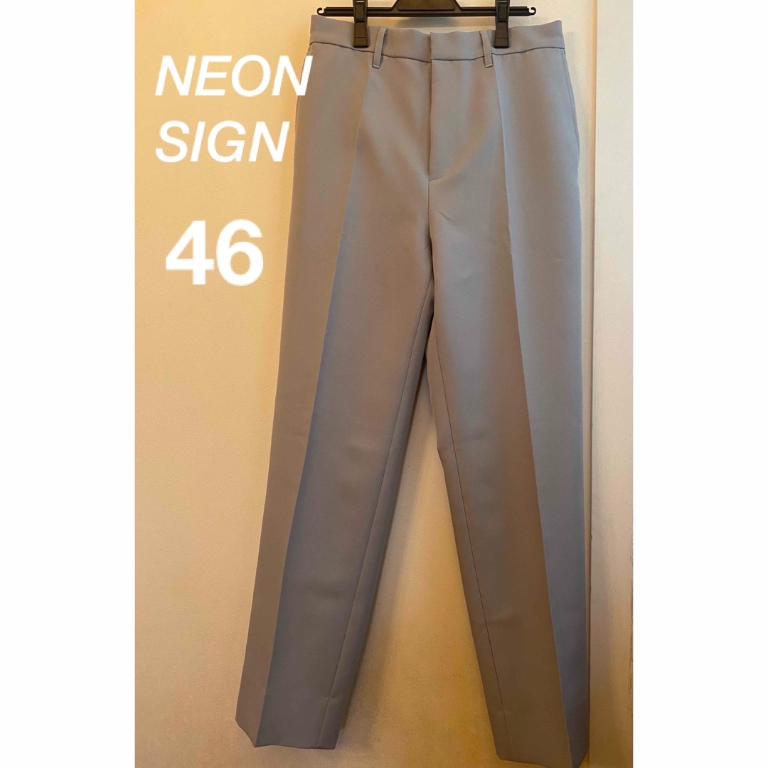 NEON SIGN(ネオンサイン)の【NEON SIGN】STRAIGHT SLACKSスラックスパンツ46 メンズのパンツ(スラックス)の商品写真