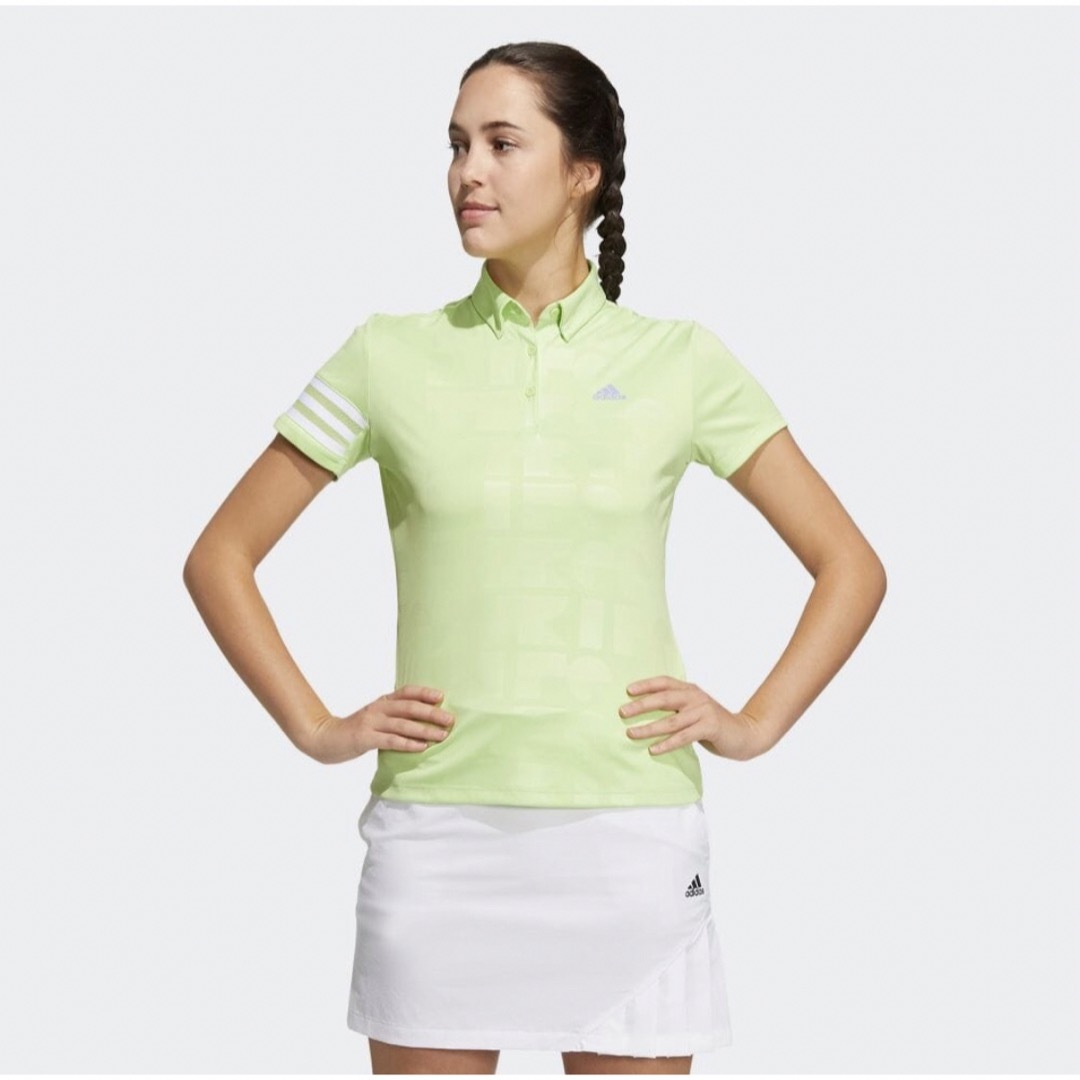 adidas(アディダス)の新品 アドバイス ゴルフシャツ 半袖 レディース  スポーツ/アウトドアのゴルフ(ウエア)の商品写真