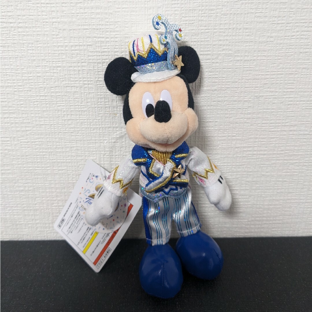 Disney(ディズニー)の【美品】ミッキー　ディズニーシー20周年　ぬいぐるみバッジ エンタメ/ホビーのおもちゃ/ぬいぐるみ(ぬいぐるみ)の商品写真