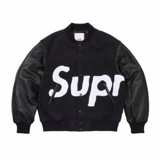 シュプリーム(Supreme)のsupreme Big Logo Chenille Varsity Jacket(スタジャン)