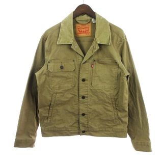 リーバイス(Levi's)のリーバイス ストックトラッカージャケット 襟コーデュロイ 茶系 S ■SM1(カバーオール)