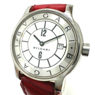 ブルガリ(BVLGARI)のブルガリ BVLGARI ソロテンポ クオーツ デイト 腕時計 SS ST29S刻 シルバー(腕時計)