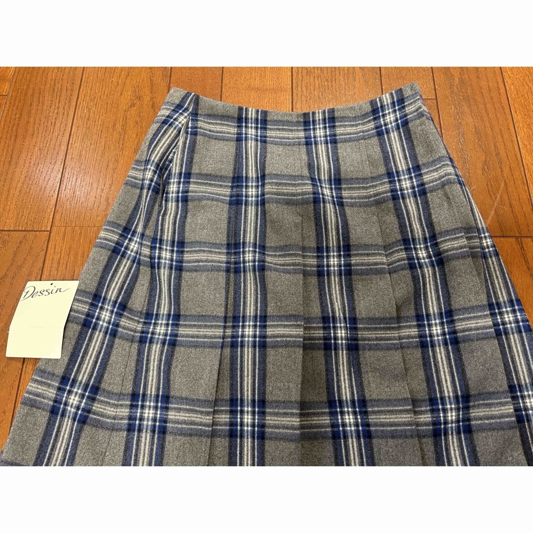 Dessin(デッサン)のDessin 【洗える】起毛チェックプリーツスカート（XS～L） レディースのスカート(ロングスカート)の商品写真