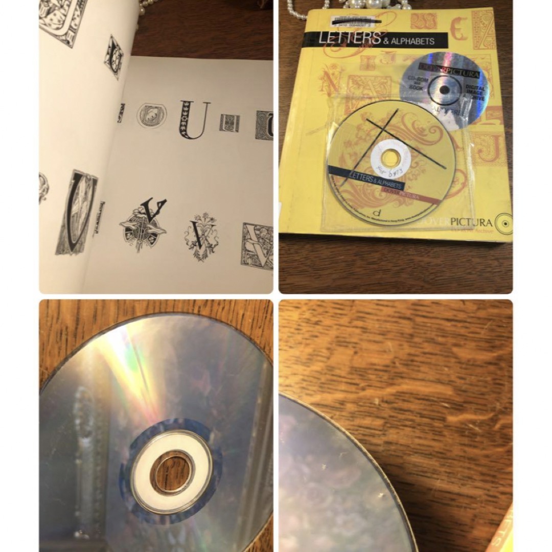 美しいアルファベットデザイン集　カリグラフィー　装飾アルファベット　CD-ROM エンタメ/ホビーの本(洋書)の商品写真