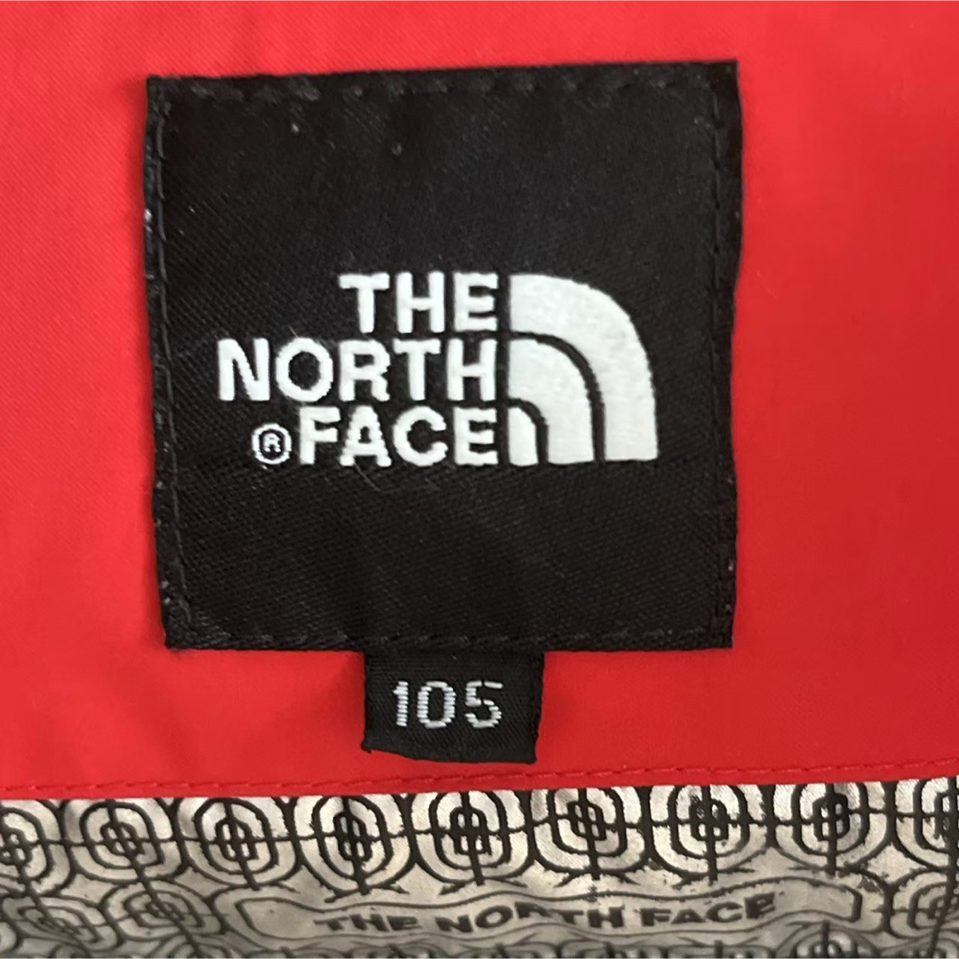 THE NORTH FACE(ザノースフェイス)の【キッズ】ノースフェイス　ダウンジャケット　HYVENT レッド　キッズ105 キッズ/ベビー/マタニティのキッズ服男の子用(90cm~)(ジャケット/上着)の商品写真