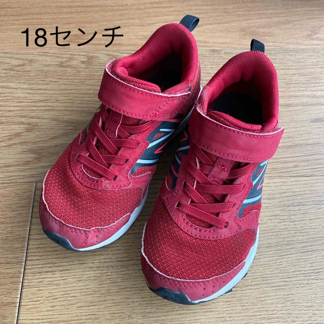 New Balance(ニューバランス)のニューバランス　スニーカー　18センチ キッズ/ベビー/マタニティのキッズ靴/シューズ(15cm~)(スニーカー)の商品写真