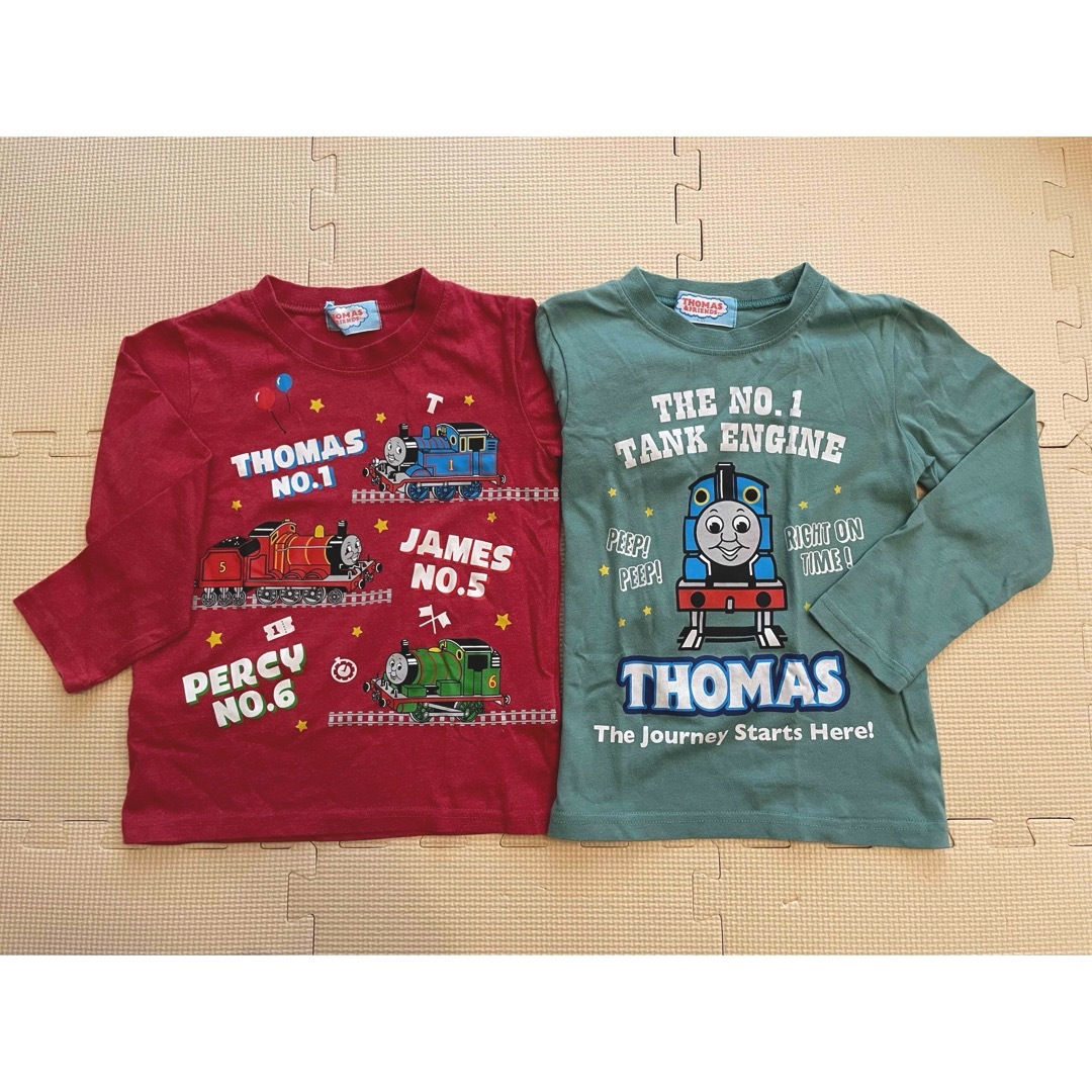 THOMAS(トーマス)のトーマスの長袖Tシャツ2枚セット120cm キッズ/ベビー/マタニティのキッズ服男の子用(90cm~)(Tシャツ/カットソー)の商品写真