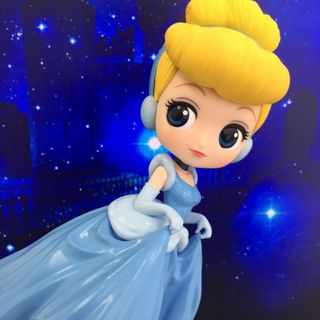 シンデレラ(シンデレラ)の【レア】ディズニープリンセス Disney  Qposket シンデレラセット(キャラクターグッズ)