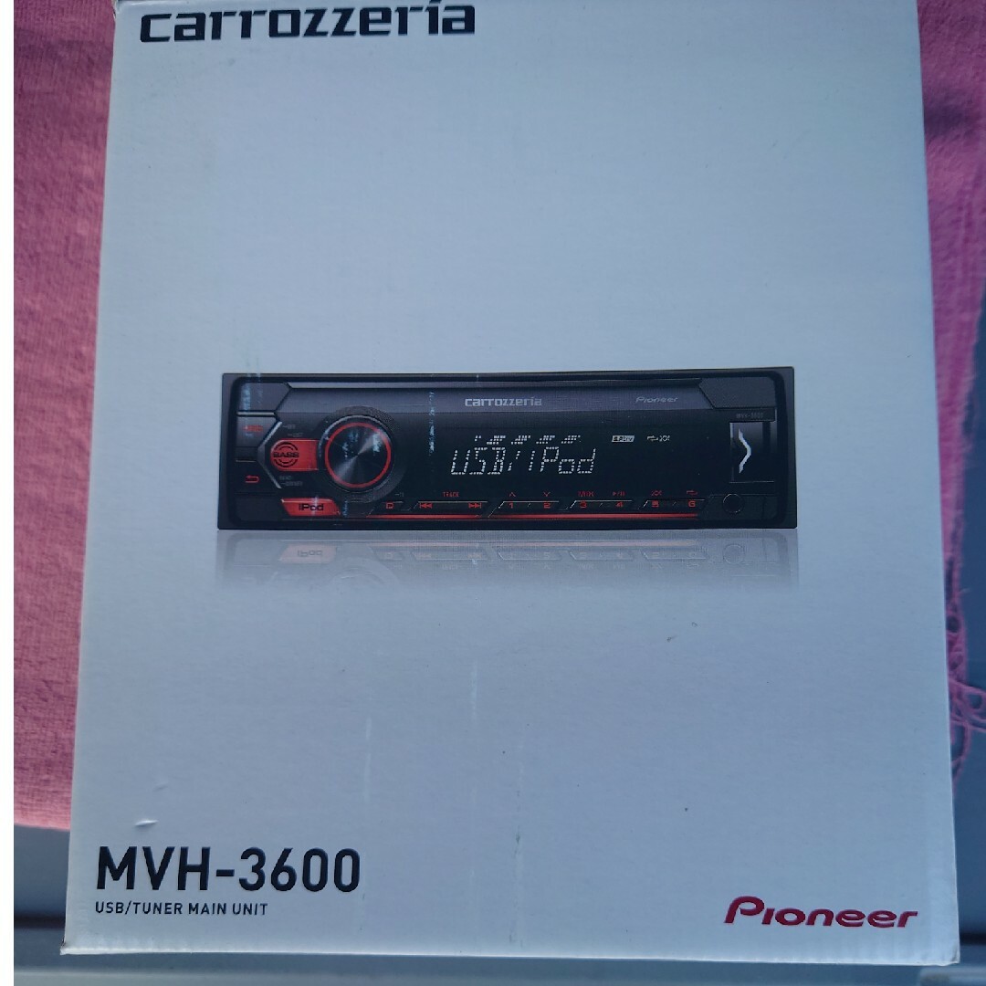 Pioneer(パイオニア)の新品 MVH-3600 パイオニア USB/チューナーメインユニット 自動車/バイクの自動車(カーナビ/カーテレビ)の商品写真