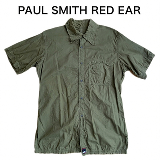 レッドイヤー(RED EAR)のPAUL SMITH RED EAR レッドイアー 半袖 ワークシャツ アーミー(シャツ)