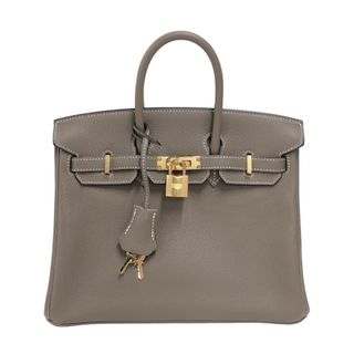 エルメス(Hermes)の　エルメス HERMES バーキン25 Y刻 エトゥープ ゴールド金具 トリヨンノビーヨ レディース ハンドバッグ(ハンドバッグ)