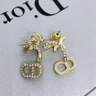 ディオール(Dior)のDior ディオール CLAIR D LUNE ピアス　刻印あり(ピアス)