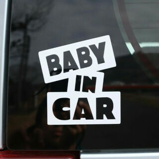 BABY IN CAR カッティングステッカー　アウトドア(その他)