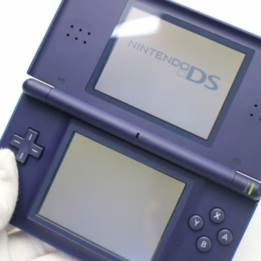 ニンテンドーDS(ニンテンドーDS)の良品中古 ニンテンドーDS Lite ライト ネイビー  エンタメ/ホビーのゲームソフト/ゲーム機本体(携帯用ゲーム機本体)の商品写真