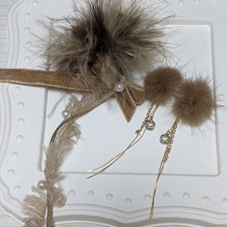 アクセサリーset⑷ ハンドメイド(ヘアアクセサリー)